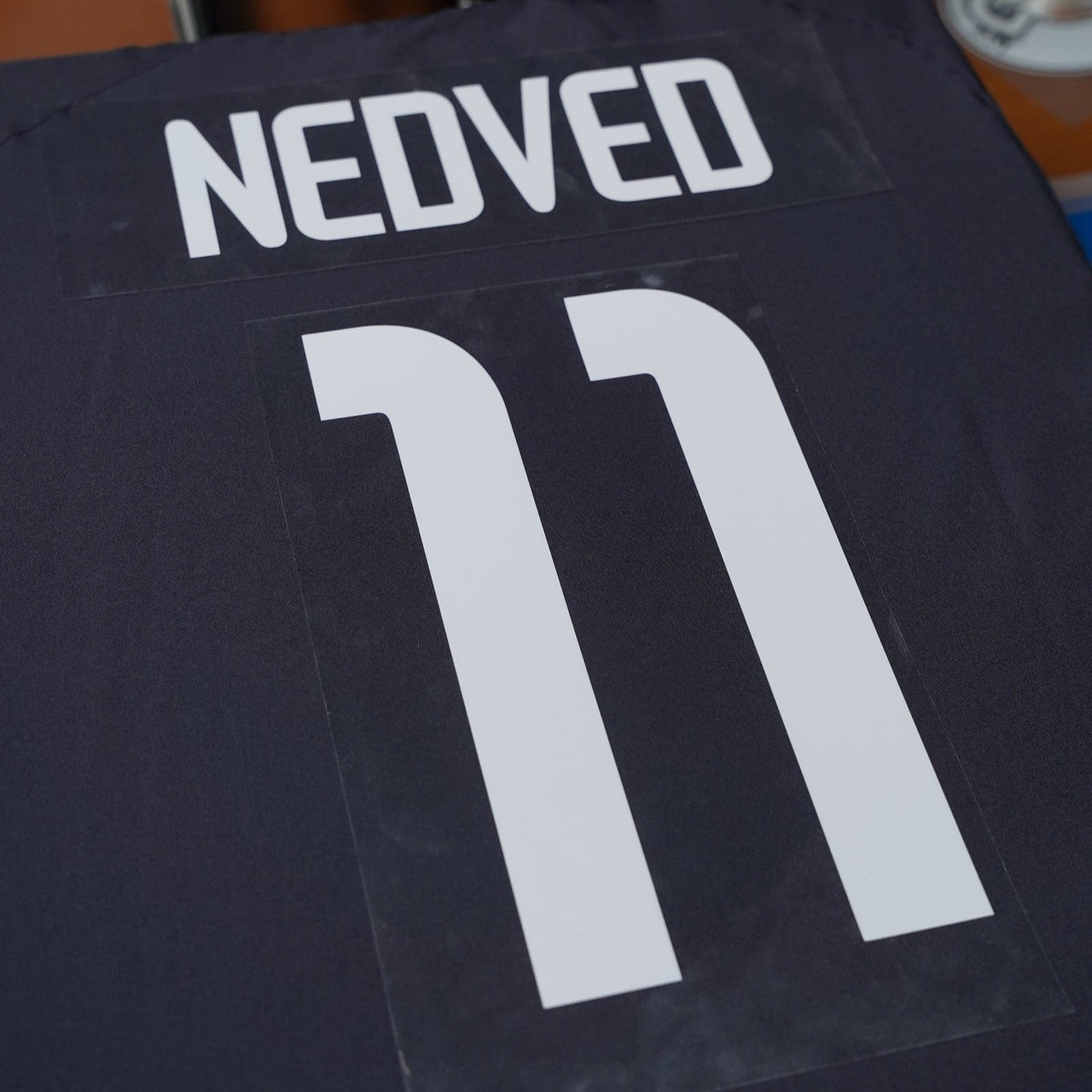 2003/4 Juventus Third Name Set Nedved 11 (Repro)