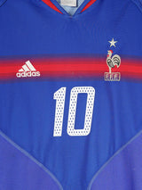 France Home Shirt 2004 - 06 Zidane 10 (XL)