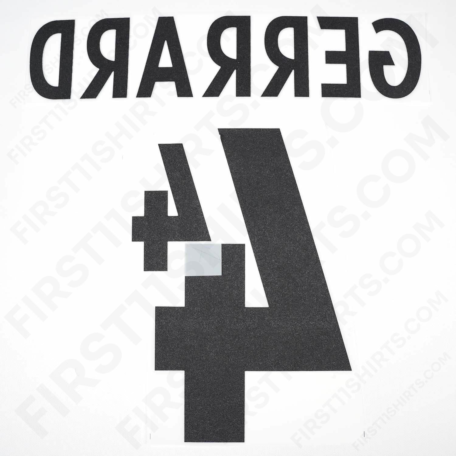 2004 - 2006 England Home Name Set Gerrard 4 (Repro)