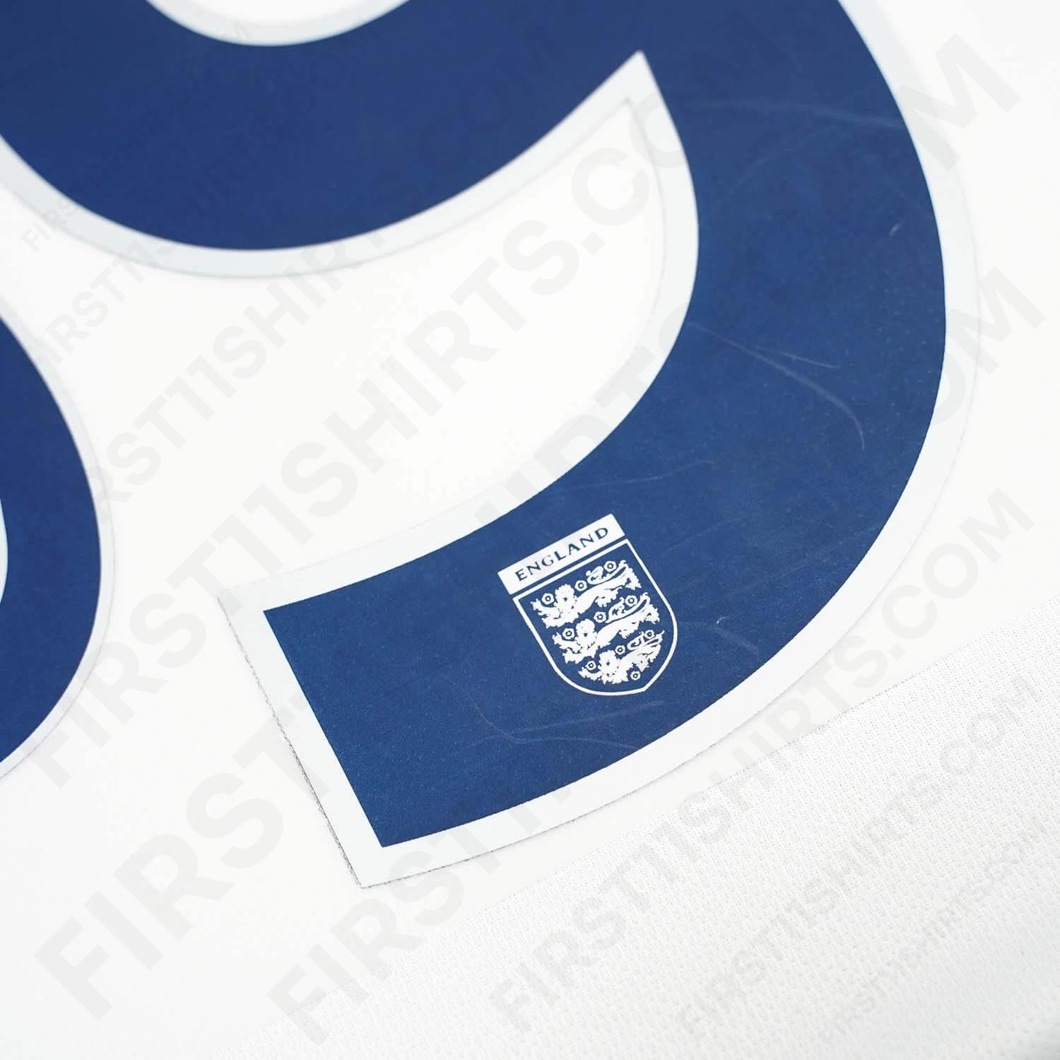 2004 - 2006 England Home Name Set Rooney 9 (Repro)