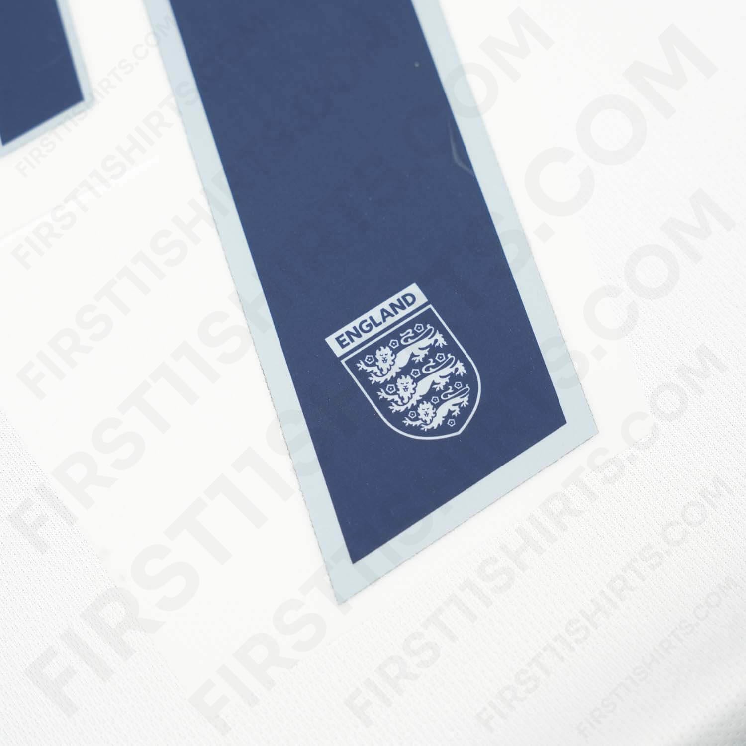 2004 - 6 England Home Name Set Beckham 7 (Repro)