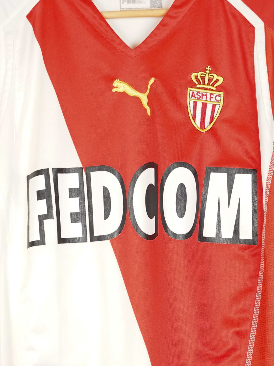2004/05 AS Monaco Maicon #13 Home Shirt (M)