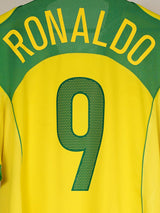 Brazil Home Shirt 2004/05 Ronaldo 9 (L)
