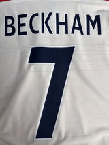 2004/05 England Beckham #7 Home Shirt (L)