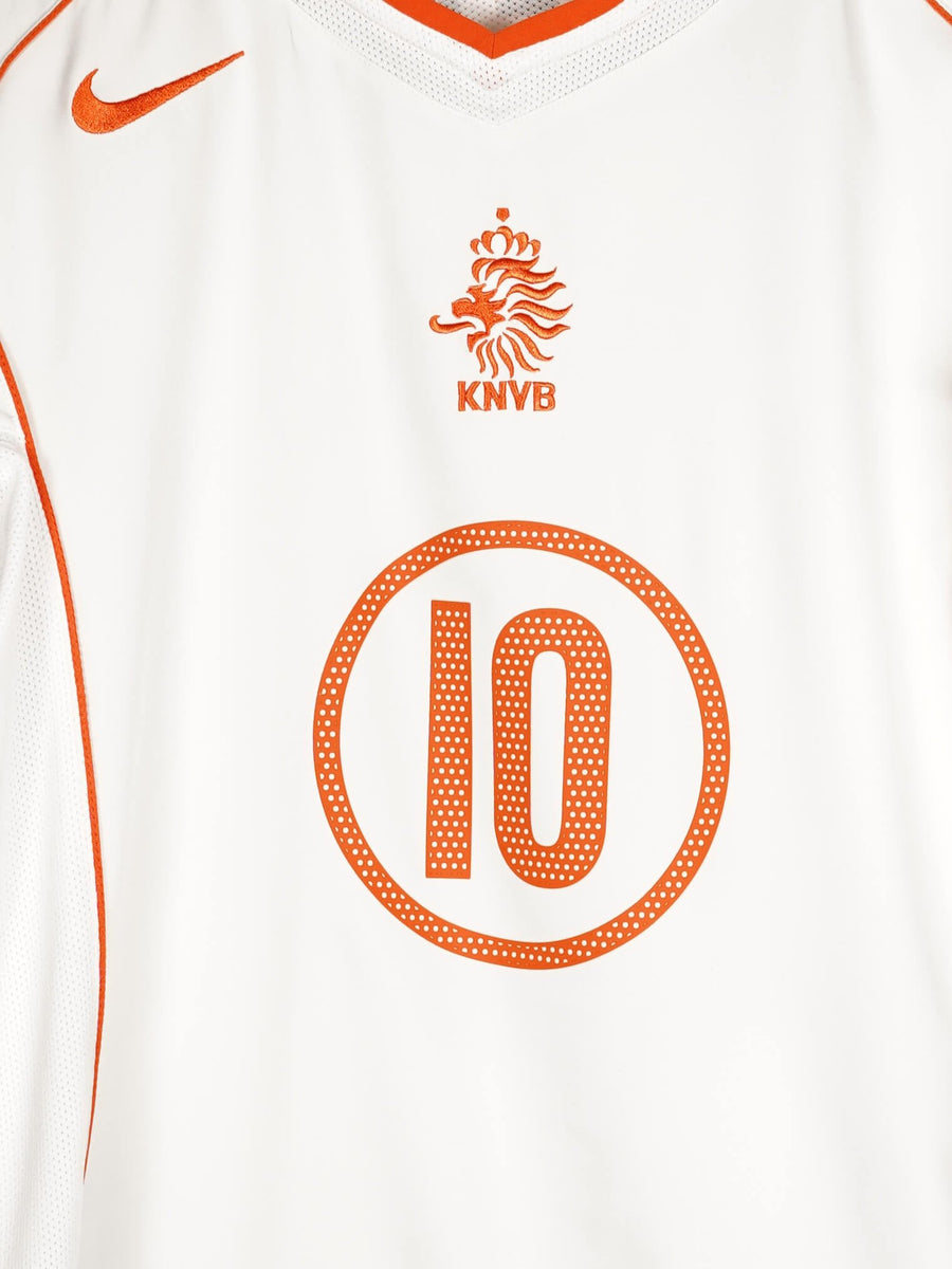 2004/05 Netherlands V.Nistelrooy #10 Away Shirt (M)