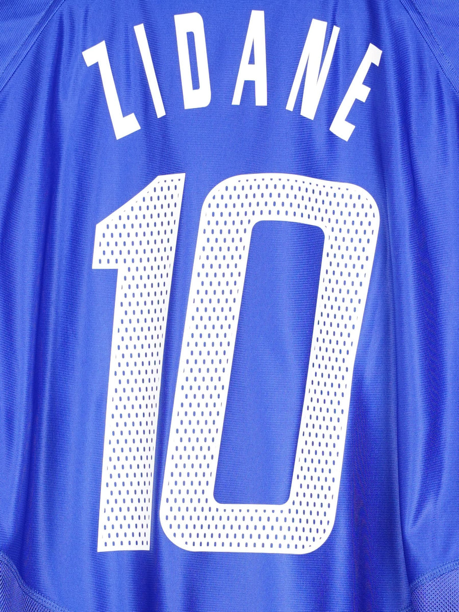 2004/5 France Zidane #10 Home Shirt (L)