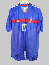 2004/5 France Zidane #10 Home Shirt (L)