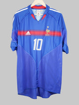 2004/5 France Zidane #10 Home Shirt (XL)