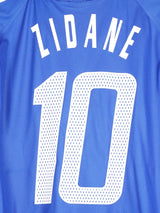 2004/5 France Zidane #10 Home Shirt (XL)