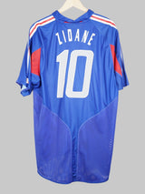 2004/5 France Zidane #10 Home Shirt (XL)
