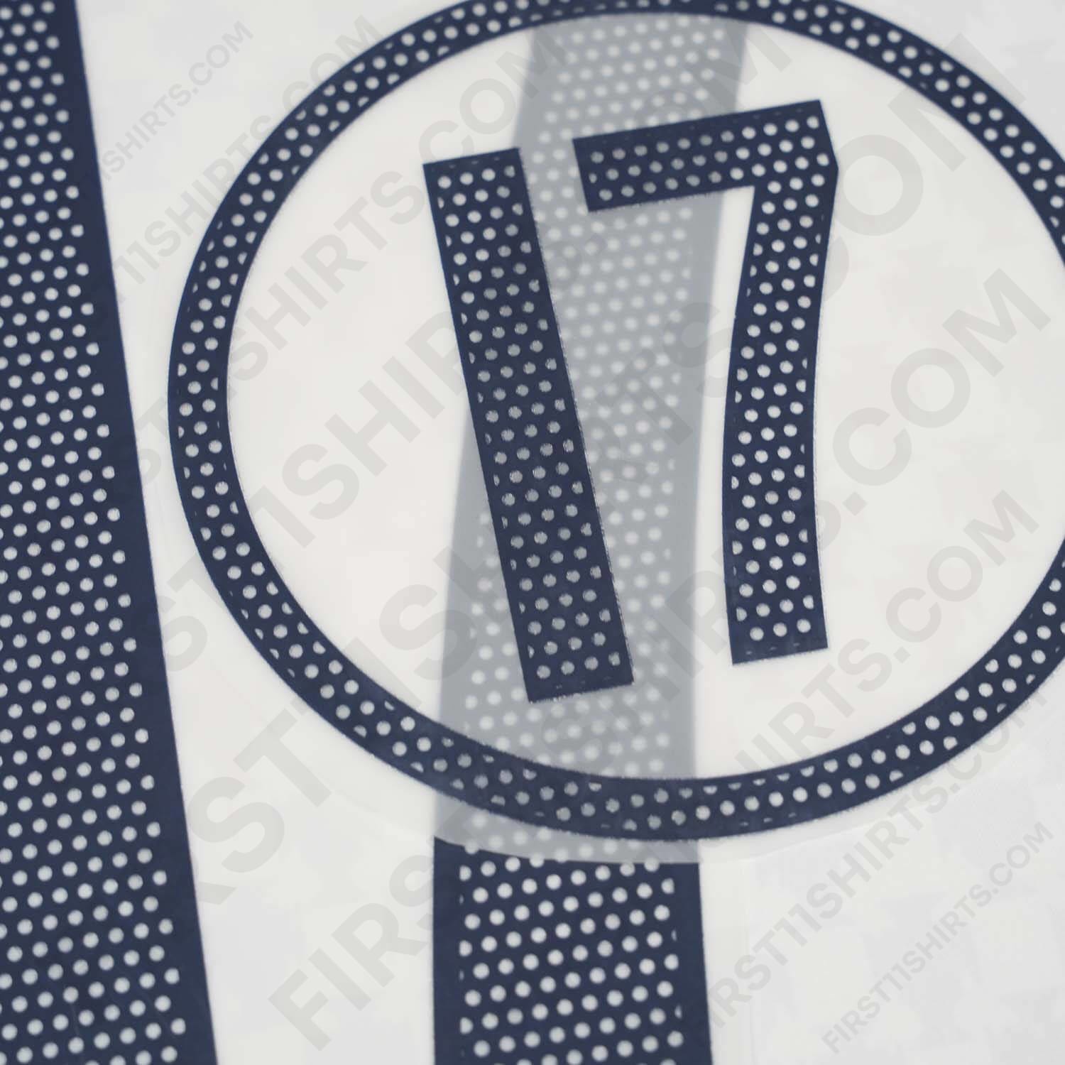 2004/5 Portugal Away Name Set C.Ronaldo 17 (Repro)