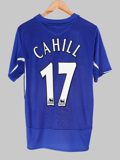 2005/06 Everton Cahill #17 Home Shirt (M)