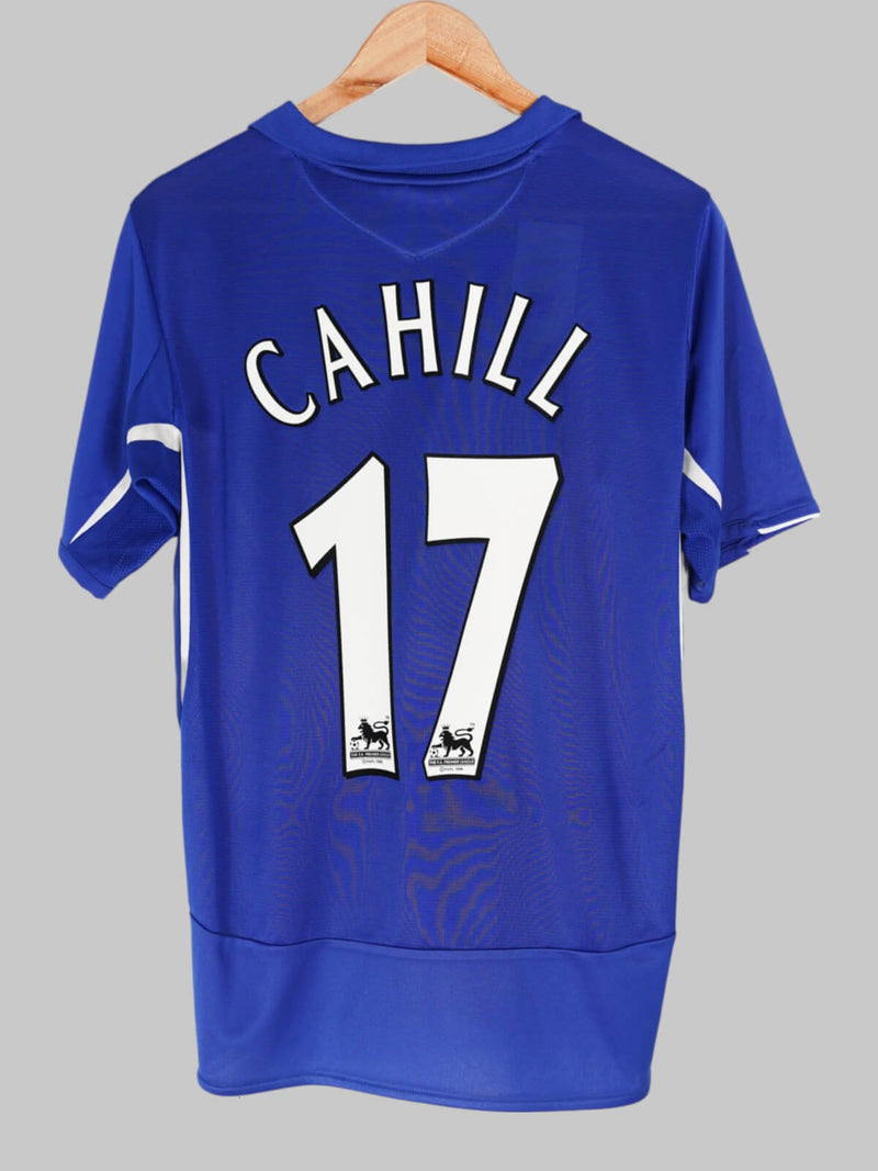 2005/06 Everton Cahill #17 Home Shirt (M)