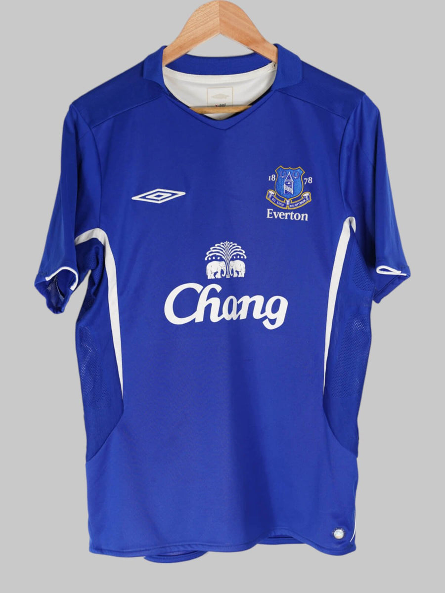 2005/06 Everton Cahill #17 Home Shirt (M)