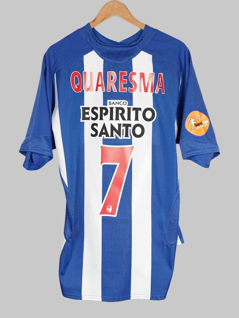 2005/06 FC Porto Quaresma #7 Home Shirt (XL)