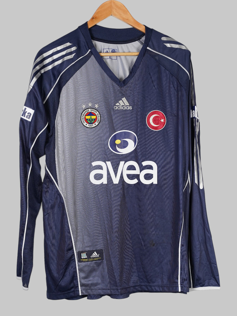 2005/06 Fenerbahce Appiah #4 L/S Match Worn (L) Adidas