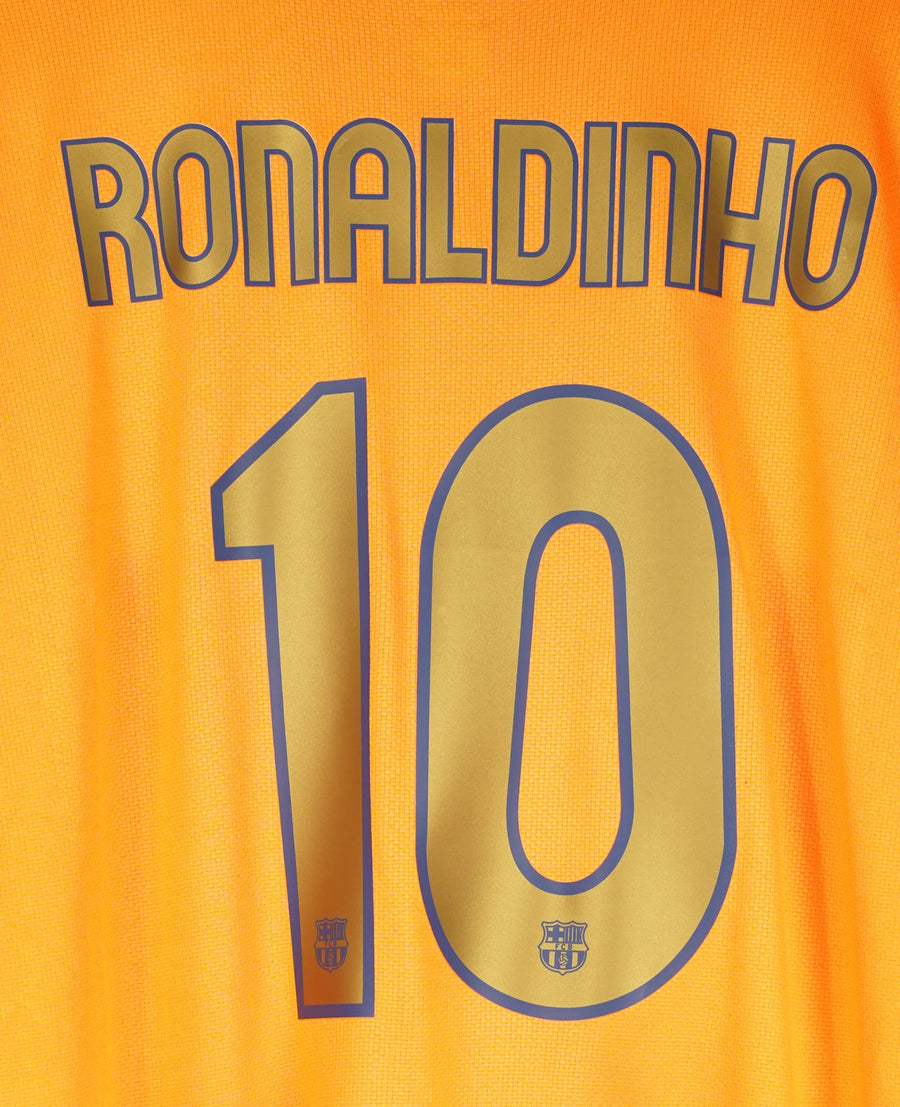 2006/07 Barcelona Ronaldinho #10 Away Shirt (XL)