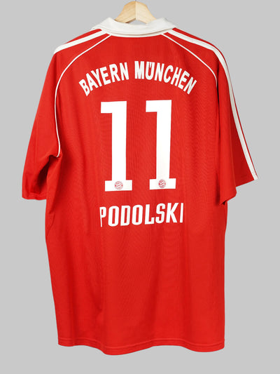 2006/07 Bayern Munich Podolski #11 Home Shirt (XL)