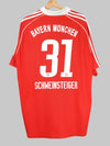 2006/07 Bayern Munich Schweinsteiger #31 Home Shirt (XL) Adidas