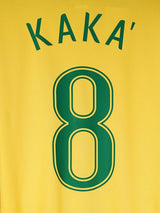 Brazil Home Shirt 2006/7 Kaka 8 (XL)
