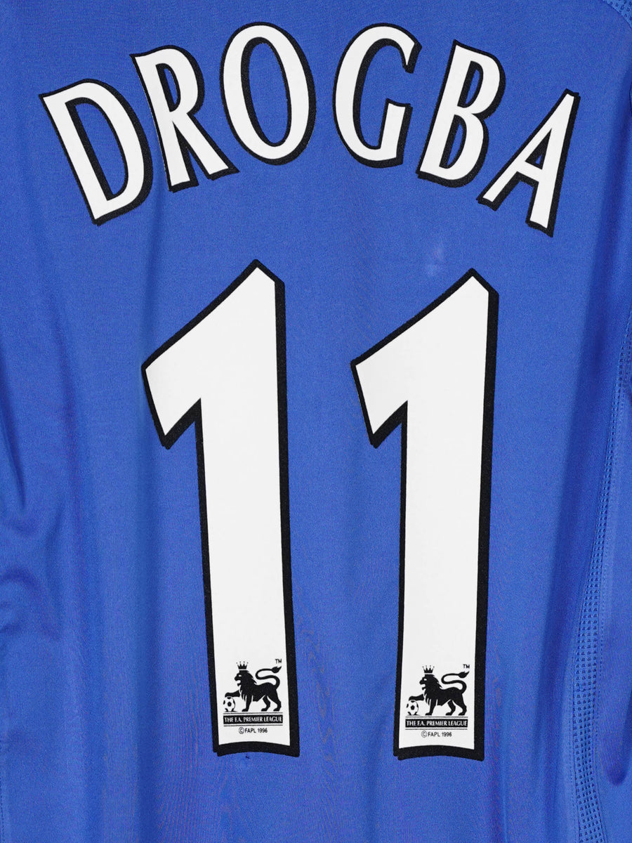 2006/07 Chelsea Drogba #11 Home Shirt (M)