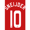 2006/7 Ajax Home/Away Name Set Sneijder #10 (Repro)