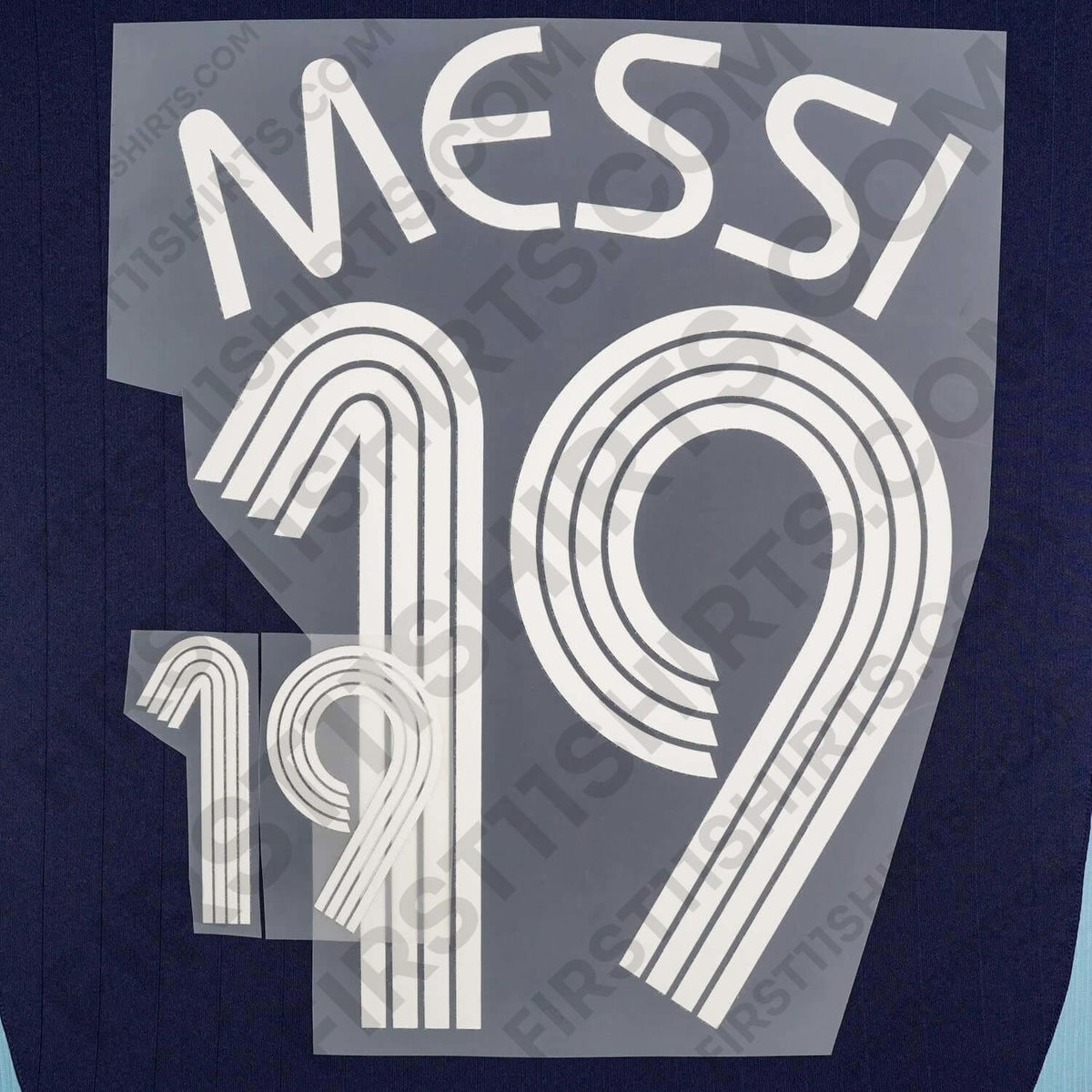 2006/7 Argentina Away Name Set Messi 19 (Repro)