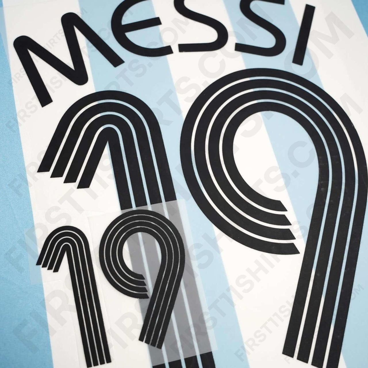 2006/7 Argentina Home Name Set Messi 19 (Repro)