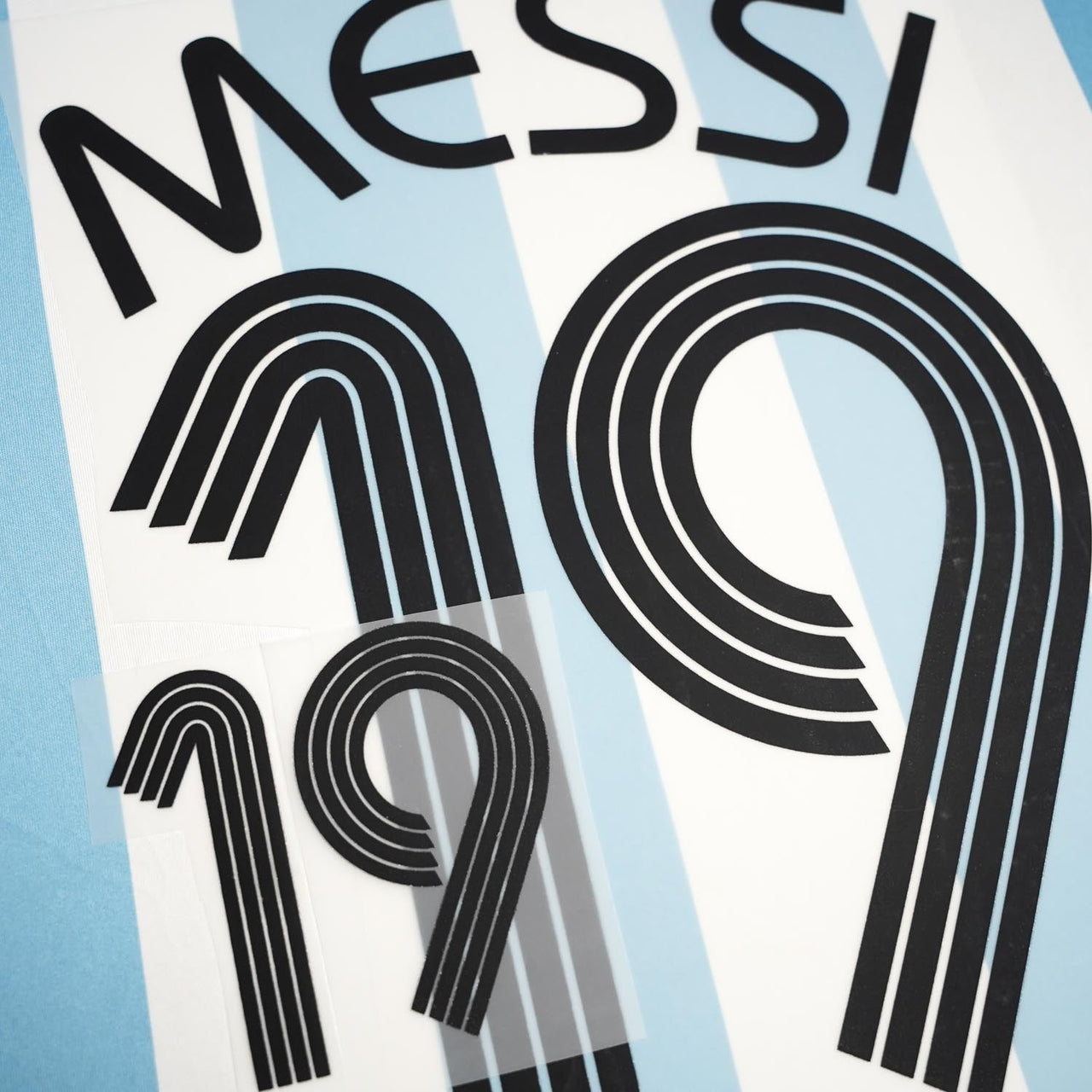 2006/7 Argentina Home Name Set Messi 19 (Repro)