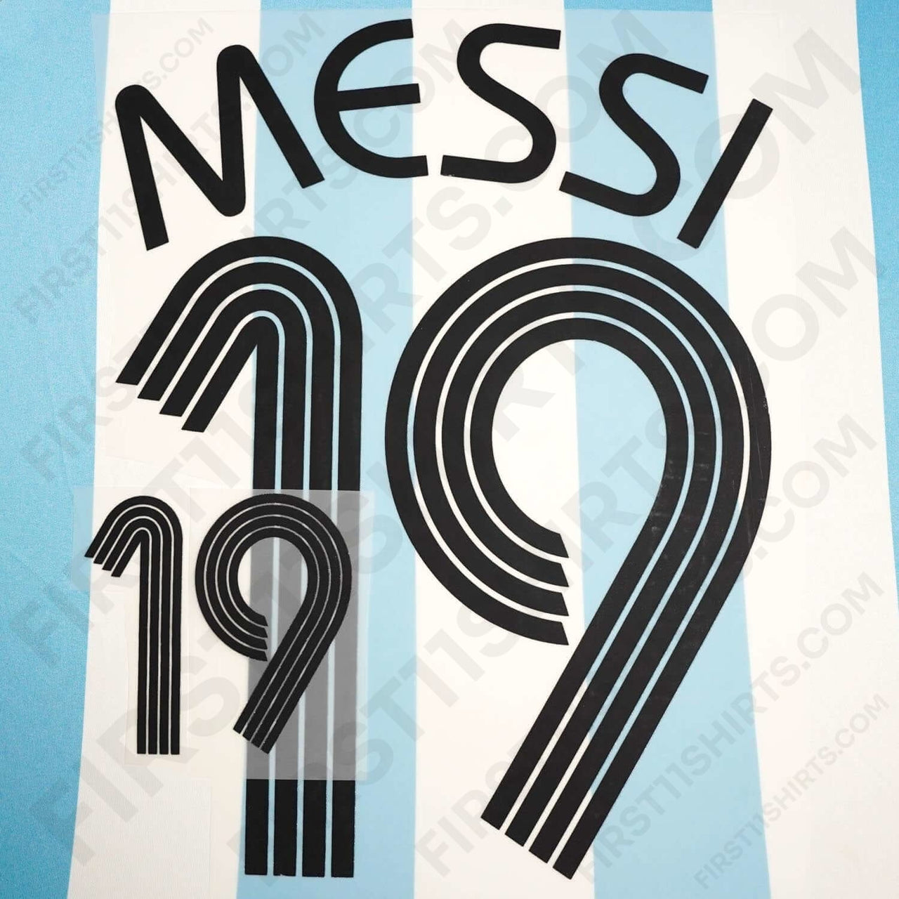 2006/7 Argentina Home Name Set Messi 19 (Repro)
