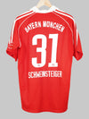 2006/7 Bayern Munich Schweinsteiger #31 Maglia Home (M) Adidas