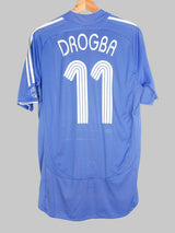 2006/7 Chelsea Drogba #11 Home Shirt (M)