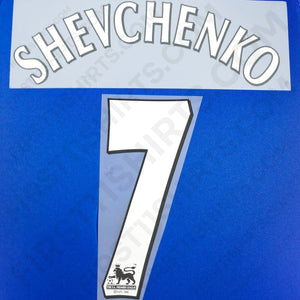 2006/7 Chelsea Home Name Set Shevchenko 7 (Repro)