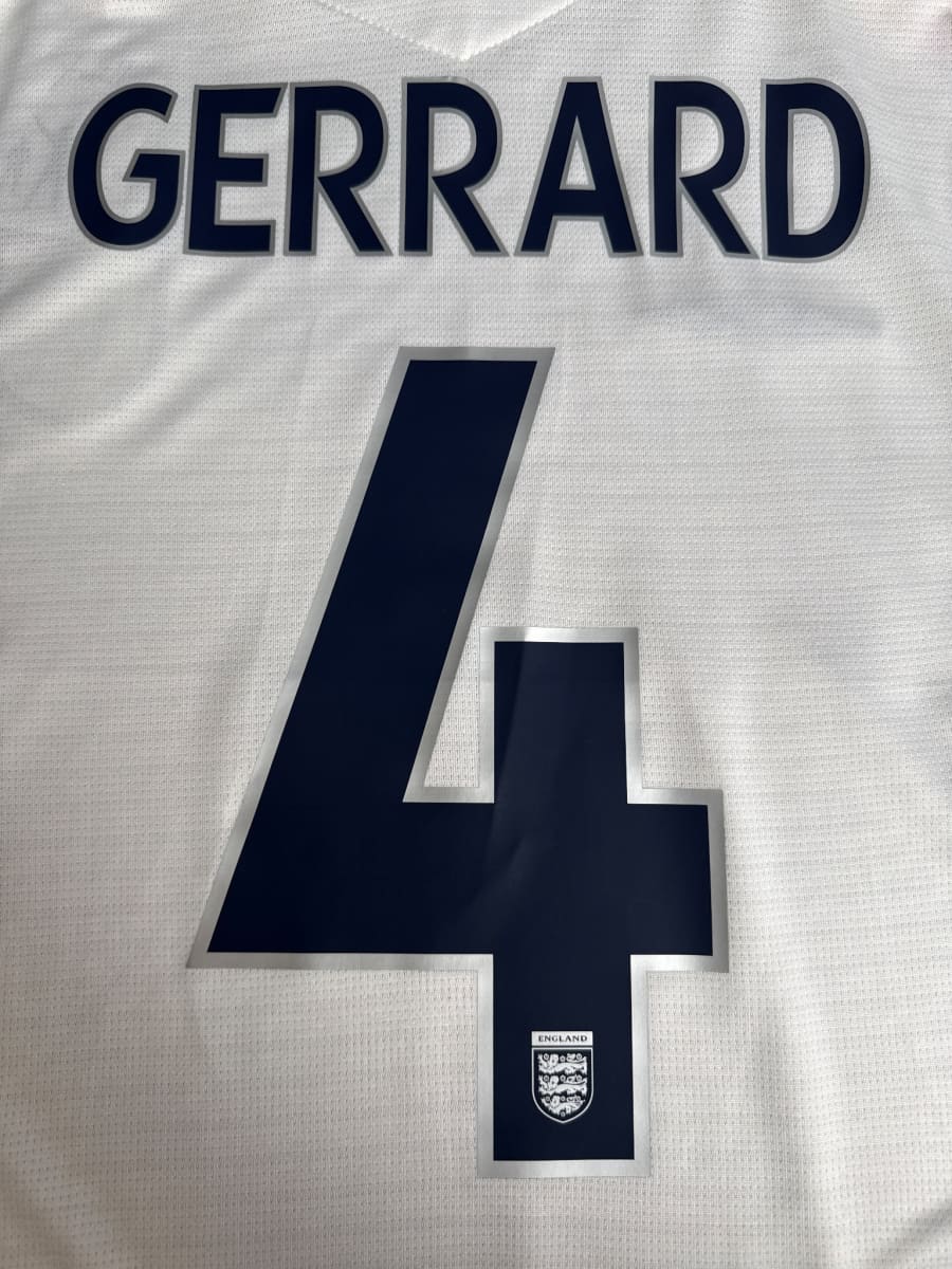 2006/7 England Gerrard #4 Home Shirt (L)