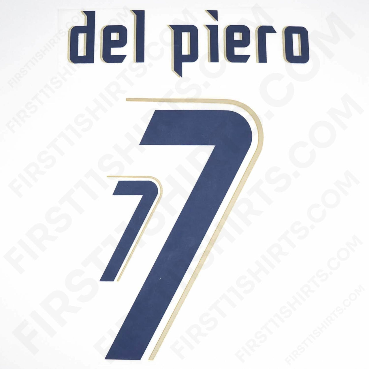 2006/7 Italy Away Name Set Del Piero 7 (Repro)