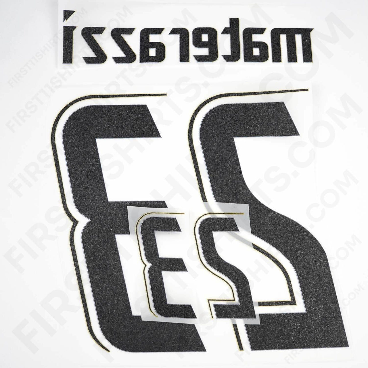 2006/7 Italy Away Name Set Materazzi 23 (Repro)