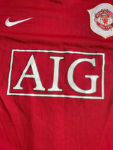 2006/7 Manchester United Ronaldo #7 Home Shirt L/S (M)
