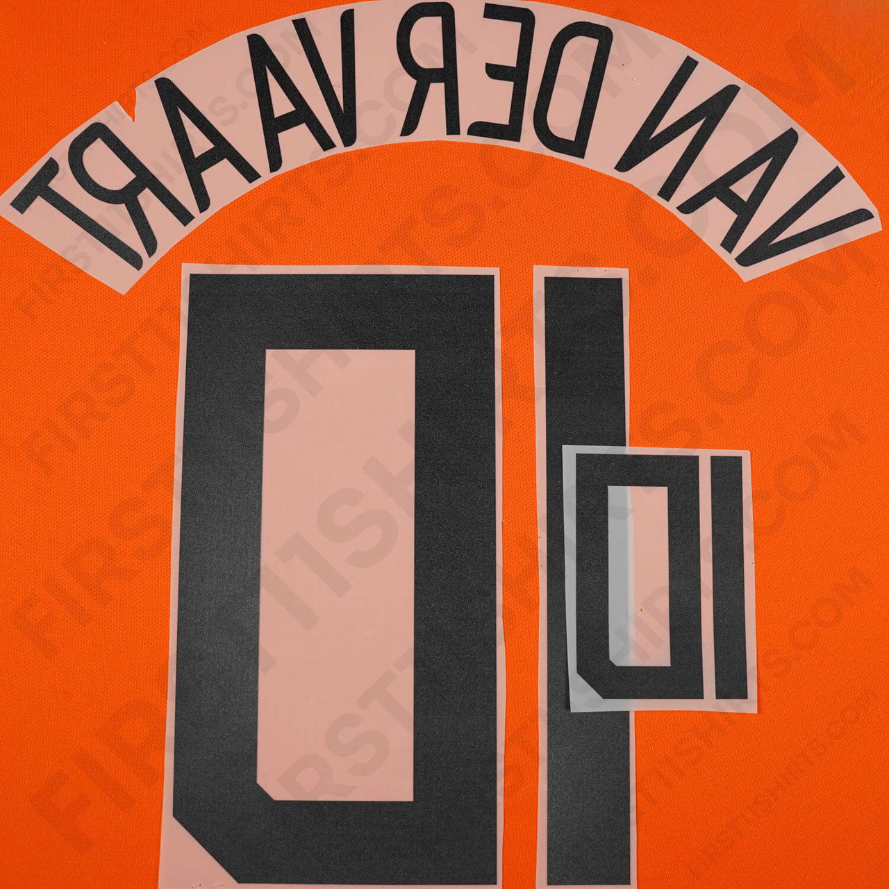 2006/7 Netherlands Home Name Set Van der Vaart 10 (Repro)