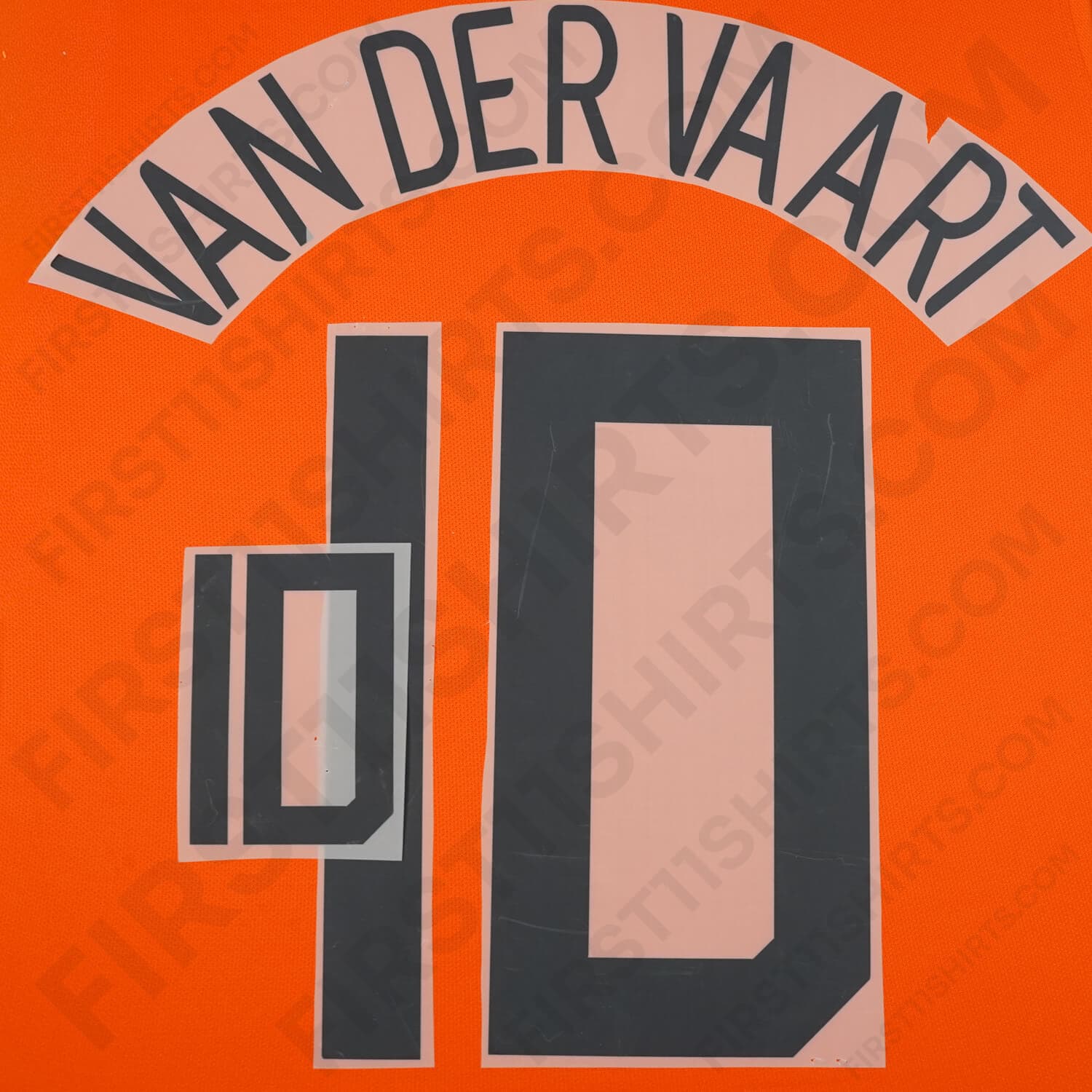2006/7 Netherlands Home Name Set Van der Vaart 10 (Repro)