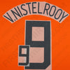 2006/7 Netherlands Home Name Set V.Nistelrooy #9 (Repro)
