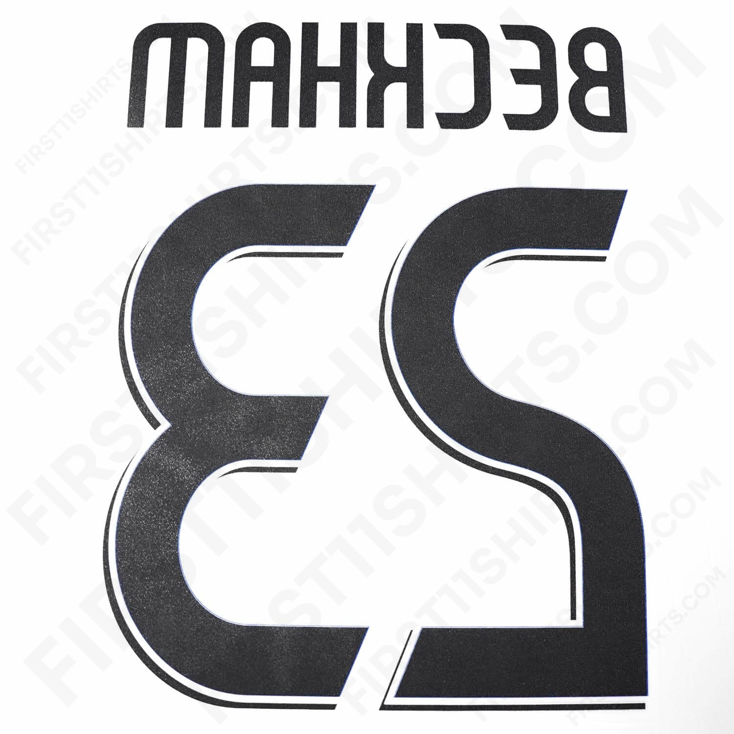 2006/7 Real Madrid Home Name Set Beckham 23 (Repro)