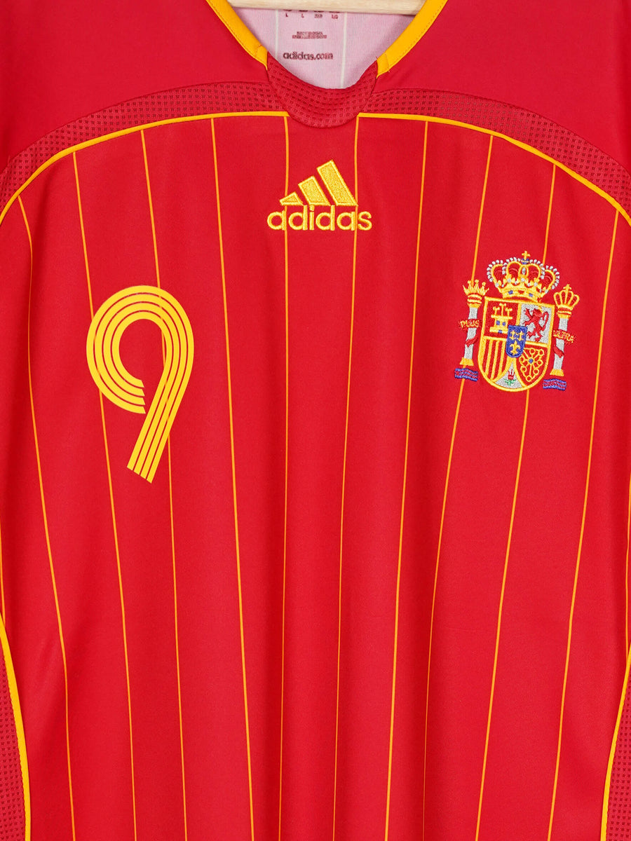 2006/7 Spain F.Torres #9 Home Shirt (L)