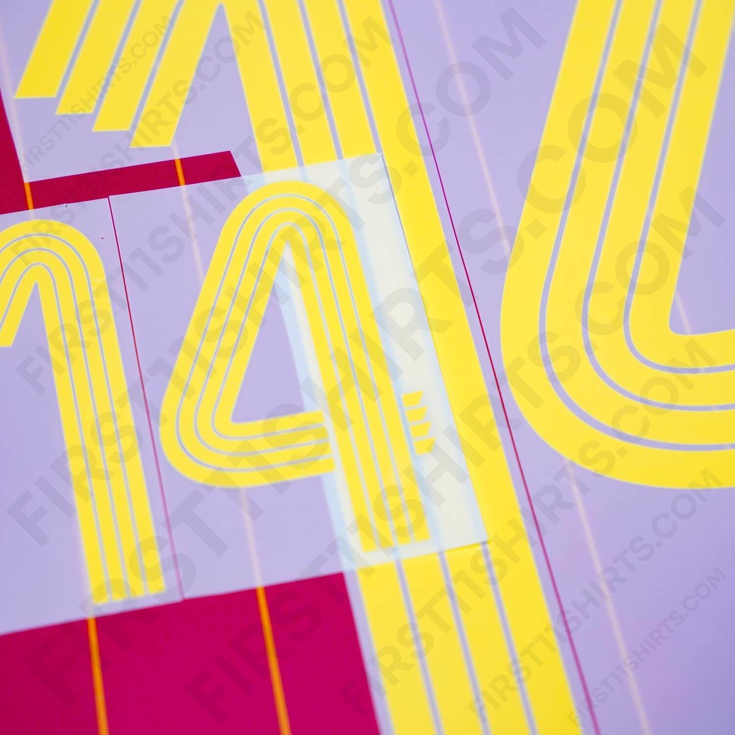 2006/7 Spain Home Name Set Alonso 14 (Repro)