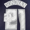 2006/7 USA Away Name Set Donovan #21 (Repro)