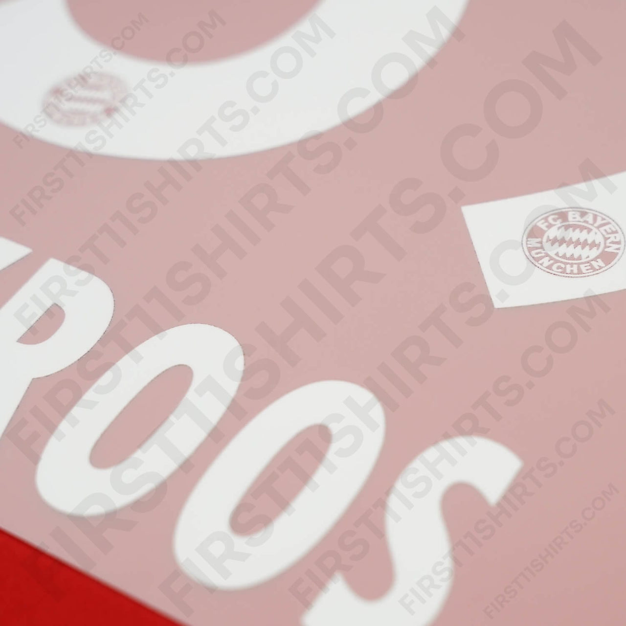 2007 - 2010 & 2012 - 2014 Bayern Munich Home/Away Name Set Kroos 39 (Repro)