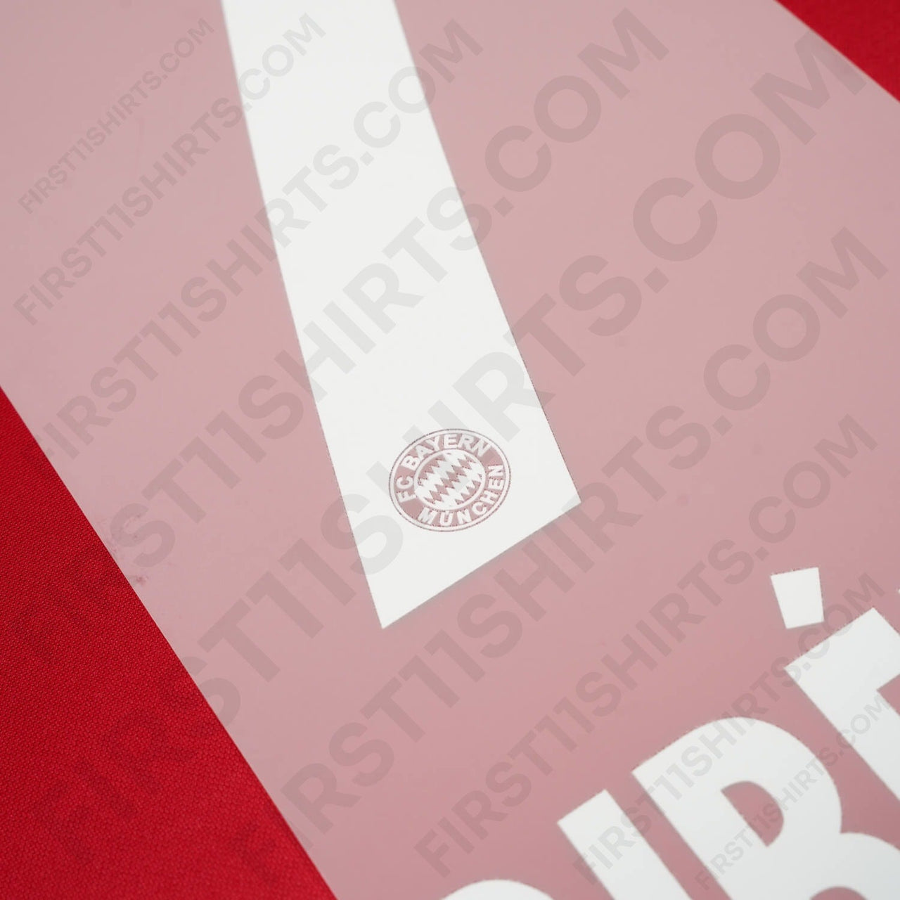 2007 - 2010 & 2012 - 2015 Bayern Munich Home/Away Name Set Ribéry 7 (Repro)