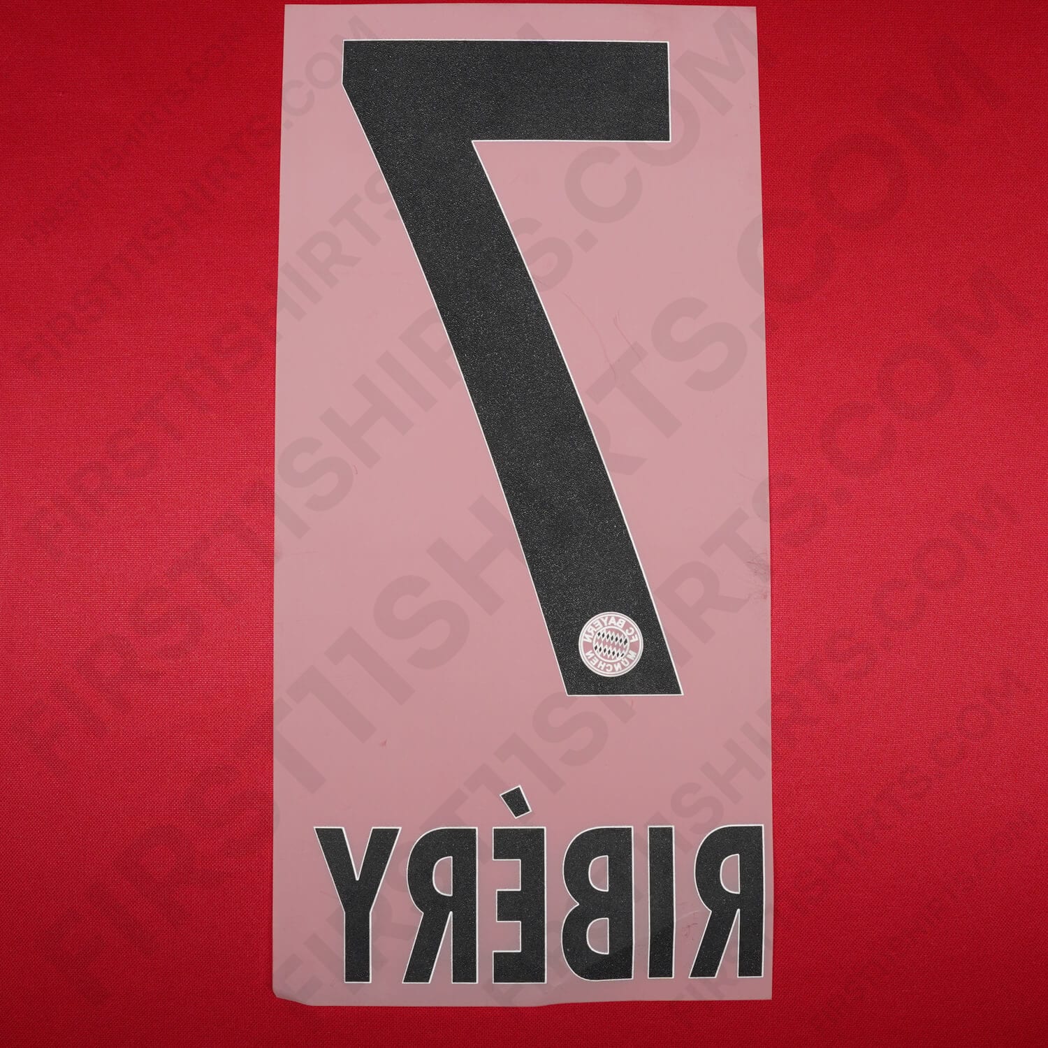 2007 - 2010 & 2012 - 2015 Bayern Munich Home/Away Name Set Ribéry 7 (Repro)