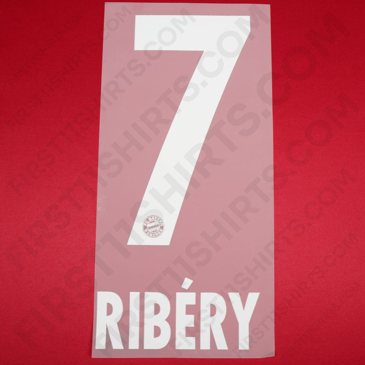 2007 - 2010 & 2012 - 2015 Bayern Munich Home/Away Name Set Ribéry 7 (Repro)