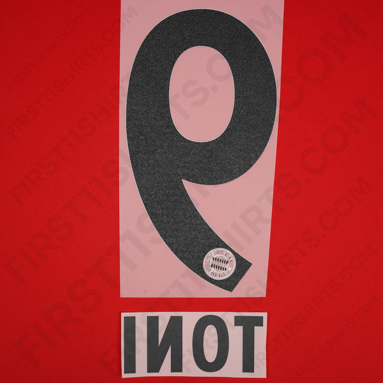 2007 - 2010 Bayern Munich Home/Away Name Set Toni 9 (Repro)