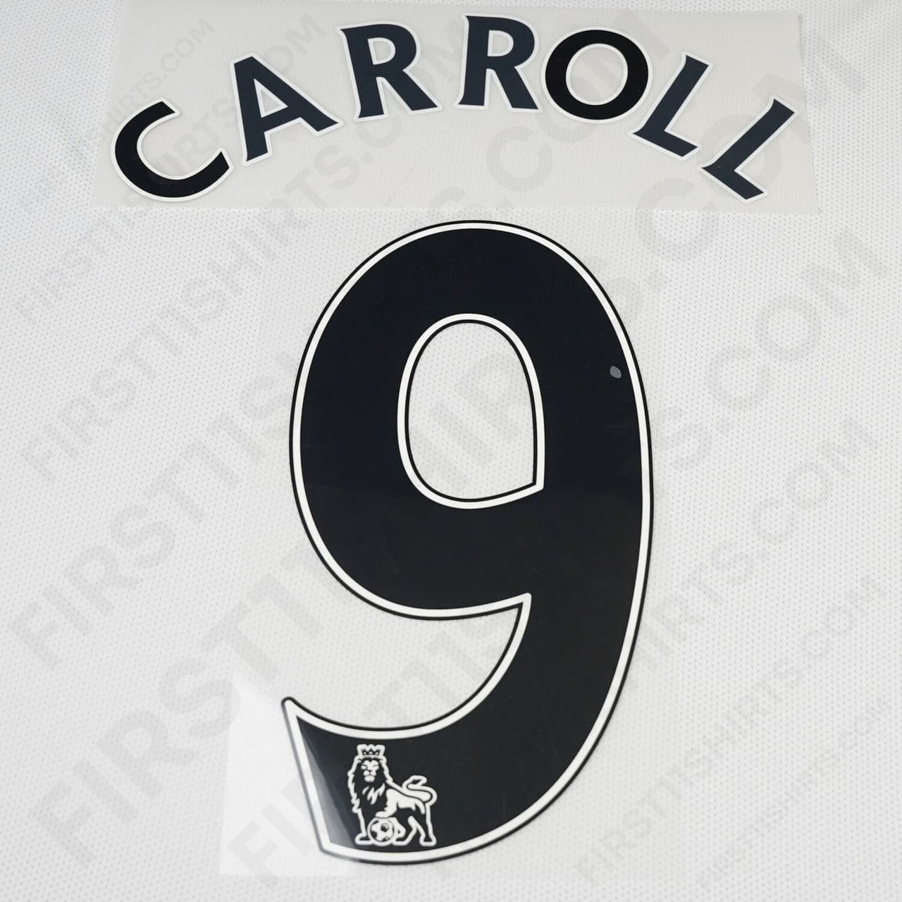 2007 - 2011 Newcastle United Home Name Set Carroll 9 (Repro)
